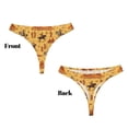 thumbnail image 3 of Balery Brave Cowboys Tangas de Algodón para Mujer con Estampado – Ropa Interior Sexy, Transpirable, G-string-3X-Large, 3 of 6