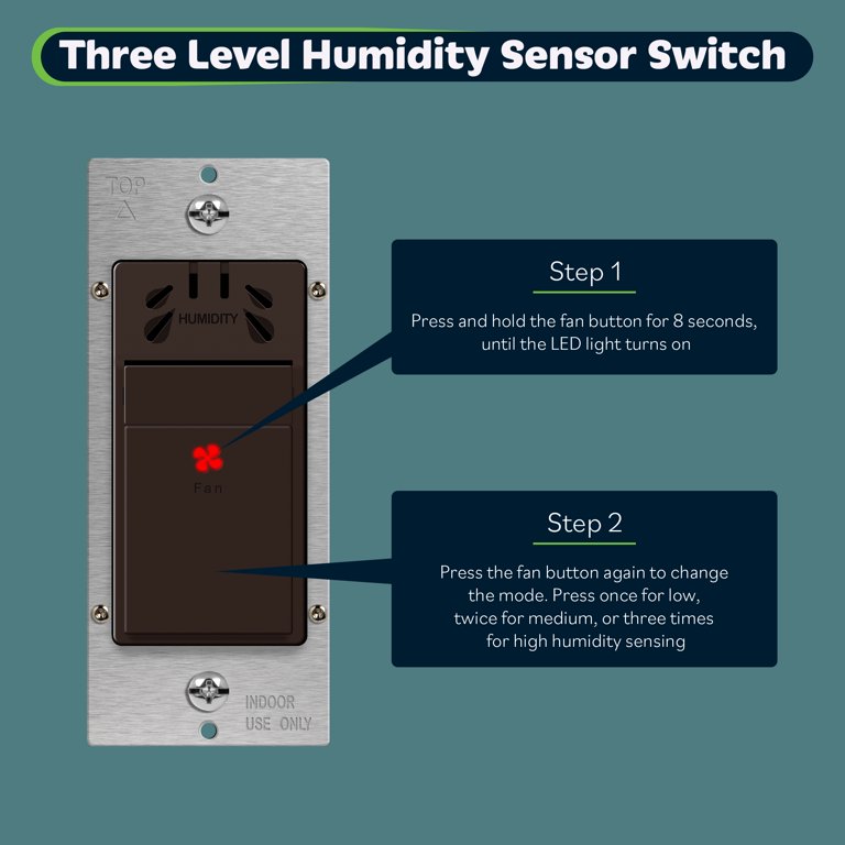 TOPGREENER Dual Load Air Circulator Switch, Infrared PIR Motion Sensor  Timer Switch for Bathroom Exhaust Fan & Light Combo, Neutral Wire Required  Auto Hourly Fresh Air Switch, TDTOS5-W, White: : Tools 