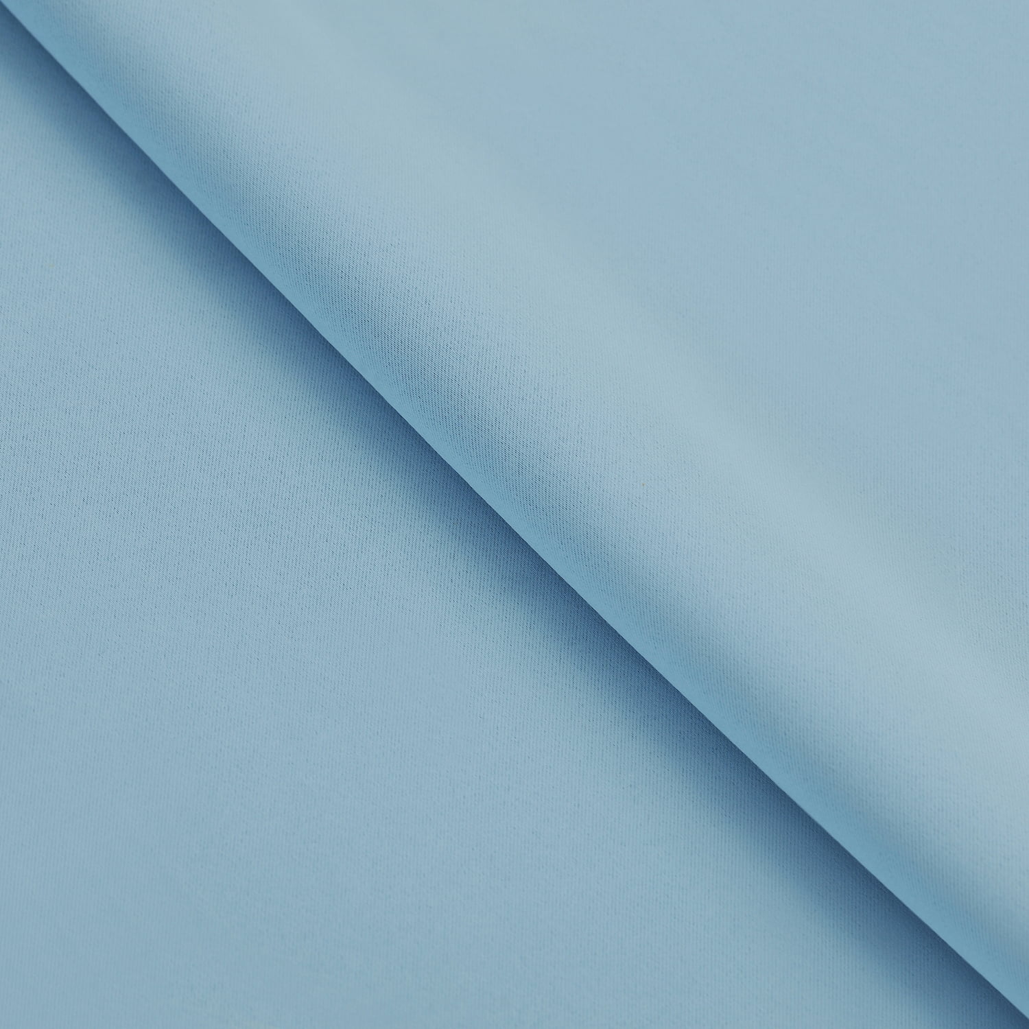 Superior Solid Blackout Curtain Set of 8, 52" x 84", Light Blue
