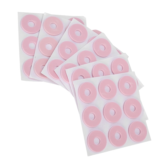 LAFGUR 6 Sheets Elastic Callus Cushions Foam Round Toe Foot Corn Bunion Protector Pads