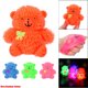 thumbnail image 1 of Juguete sensorial de oso parpadeante Lisbinx, bolas suaves antiestrés, luces que cambian de color, ideal para fiestas, San Valentín y cumpleaños, 9 cm, colores aleatorios, diseños duraderos., 1 of 1