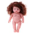 thumbnail image 2 of Reborn de Vinilo para Niños - Ojos Marrones Acrílicos, Suave , Muñeca de Entrenamiento para en hogar, Juguete D, 2 of 8