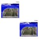 thumbnail image 2 of Wosthever 10 Uds. De cebos de pesca de simulación, señuelos de pesca reutilizables, cebos artificiales de PVC portátiles, 5,5 cm, tipo 8 No.08 2piezas Wosthever CBP150917, 2 of 6