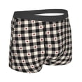 thumbnail image 3 of Naloa Black Plaid Heart Print Mens Underwear - Boxers for Men, Classic Briefs for Men, 3 of 9