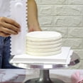 thumbnail image 4 of Peine para decorar profesional y alisador de glaseado para bordes perfectos, kit de herramientas para moldes para hornear, juego de 10 raspadores para pasteles, 4 of 6