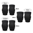 thumbnail image 4 of Tnobhg 1 Pair Sports Knee Brace Anti-collision Breathable Stretch Men Women Running Cycling Joint Protector Knee Pads Compression Sleeve Guard, 4 of 7