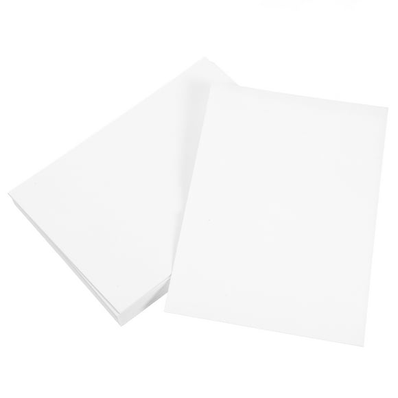 50 Pcs Feuilles de Carton Blanc Épaisses Format A5 pour Cartes de Vœux Cartes de Note Vierges et Enveloppes Idéales pour Projets d'Artisanat Diy et Annonces
