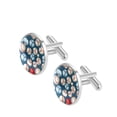 thumbnail image 2 of Baseball Stylish Mens Cufflink Set for Formal Attire, Made of Stainless Steel, for Special Occasions, 2 of 6