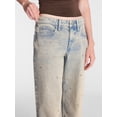 thumbnail image 4 of No Boundaries Low Rise Cotton Baggy Jeans, 31.5'' Inseam, Women's 00-26W, 4 of 5