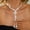 Silver-2pcs, variant on AEXTO Elegant Rhinestone Jewelry Set for Women – Luxury Teardrop Pendant Necklace, Matching Dangle Earrings, Crystal Bracelet & Ring – Perfect for Bridal, Wedding, Evening Party & Formal Events