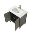 thumbnail image 6 of Vanity Art 30" Double Door Bathroom Vanity with Sink, Freestanding Storage Cabinet with Ceramic Top, and Removable Shelve, 6 of 6