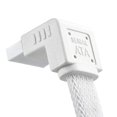 thumbnail image 4 of Cable SATA III SilverStone con bloqueo de 90 grados blanco, 4 of 6
