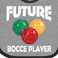 thumbnail image 4 of Inktastic Future Bocce Player Boys or Girls Baby Bib, 4 of 4