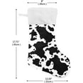thumbnail image 2 of GZHJMY Christmas Stockings 2PCS,Cow Pattern Big Xmas Stockings Gift Decorations and Party Supplies,Used for Fireplace Decoration Socks Christmas Tree Decoration, 2 of 7
