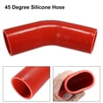 thumbnail image 4 of 63mm 2.5ID 45 Grado Silicona Reductor Manguera Acoplador Tubo Rojo para Coche, 4 of 6
