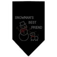 thumbnail image 2 of Mirage Pet Snowman's Best Friend Rhinestone Bandana Cocoa Large, 2 of 10