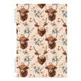 thumbnail image 5 of joogoo A5 Spiral Journal Notebook Highland Cattle Floral College Ruled Notebooks 8.3" x 5.7" 2 PCs, 5 of 8