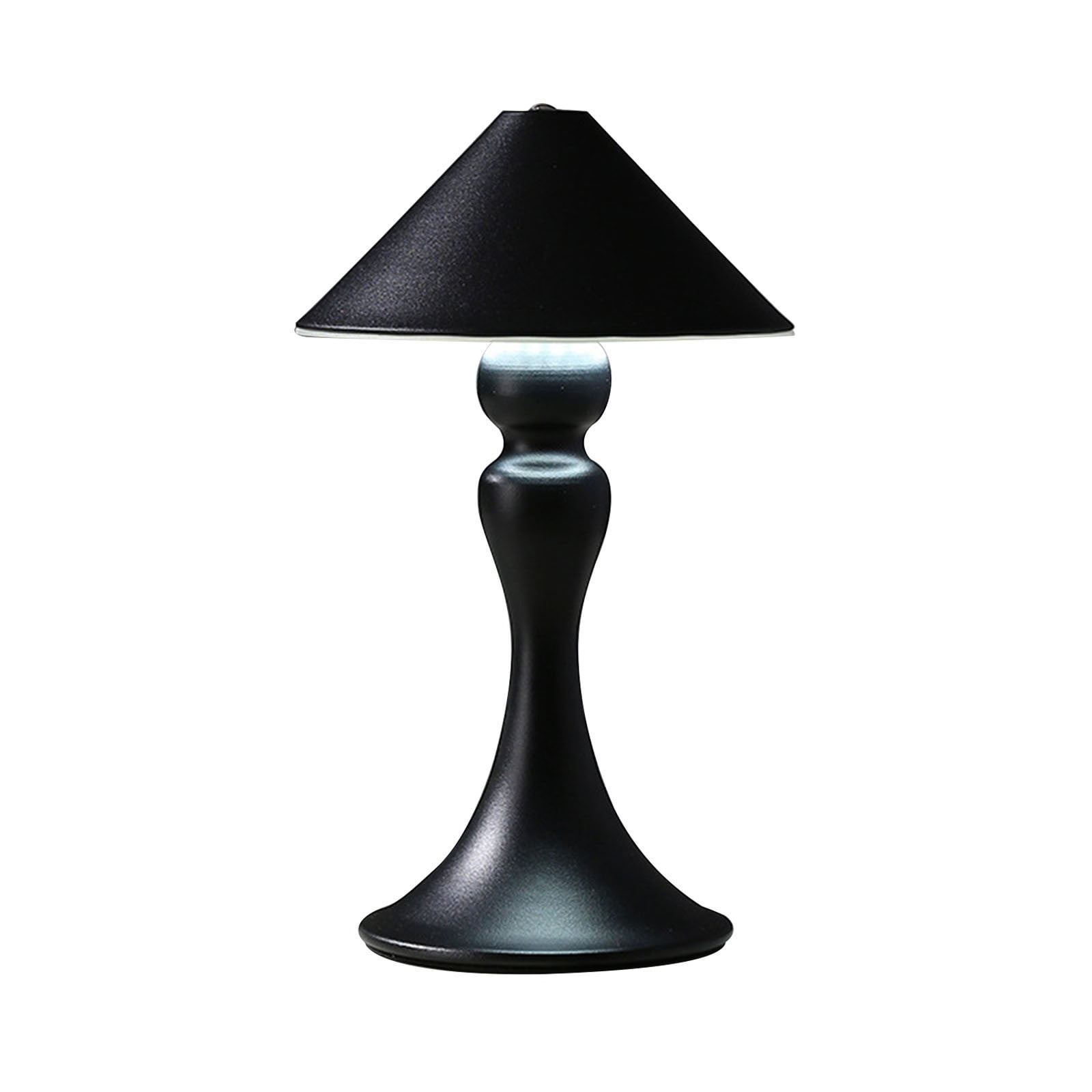 Flowerpot Lamp, Cordless Mushroom Table Lamp, 3 Color Stepless Dimmable Touch Lamp, Rechargeable