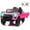 Pink, variant on Towallmark 2 Seater Kids Ride On Pickup Truck, 24V Ride On Car Electric Vehicles w/Parent Remote Control, Battery Powered Ride On Toy, Led Lights, Bluetooth,Kids Christmas Gifts