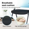 thumbnail image 3 of Upgraded Folding Office Chair Stackable Conference Room Chairs with Wheels and Padded Mesh Back Ergonomic for Reception Meeting, 2 Pack Blue, 3 of 9