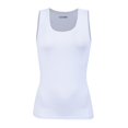 thumbnail image 1 of Top George para Mujer, Blanco Tirante Ancho Talla G, 1 of 4