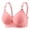 Hot Pink#bras for women#21, variant on Womens Wireless Push Up Bras No Underwire T-Shirt Bra Seamless Full Coverage Bras Hide Back Fat Smoothing Everyday Bra Hot Pink 100BC
