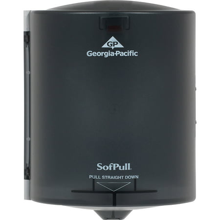 Georgia-Pacific Regular Capacity Centerpull Paper Towel Dispenser, 9 1/4w x 8 3/4d x 11 1/2h, Translucent Smoke,