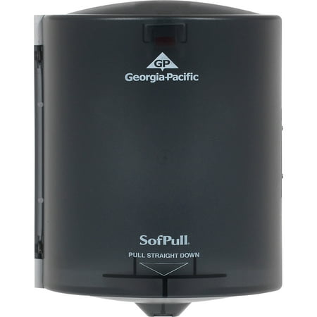 Georgia-Pacific Regular Capacity Centerpull Paper Towel Dispenser, 9 1/4w x 8 3/4d x 11 1/2h, Translucent Smoke, 58204