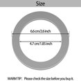 thumbnail image 2 of 5 Pack Rubber Gaskets Replacement Seal Blender Replacement Parts Silicone O-Ring Gasket Seal Compatible with Oster and Osterizer Cuisinart Cbt-500, Sb5600, Cb600, Spb-456-2b Blenders(Grey), 2 of 6