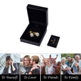thumbnail image 5 of KRKC&CO Gold Plated Earrings for Men, 14K Gold Stud Earrings, Iced Out Earrings, Silver Sterling, Hypoallergenic, 5A CZ Stones Mens Earrings, 5 of 5