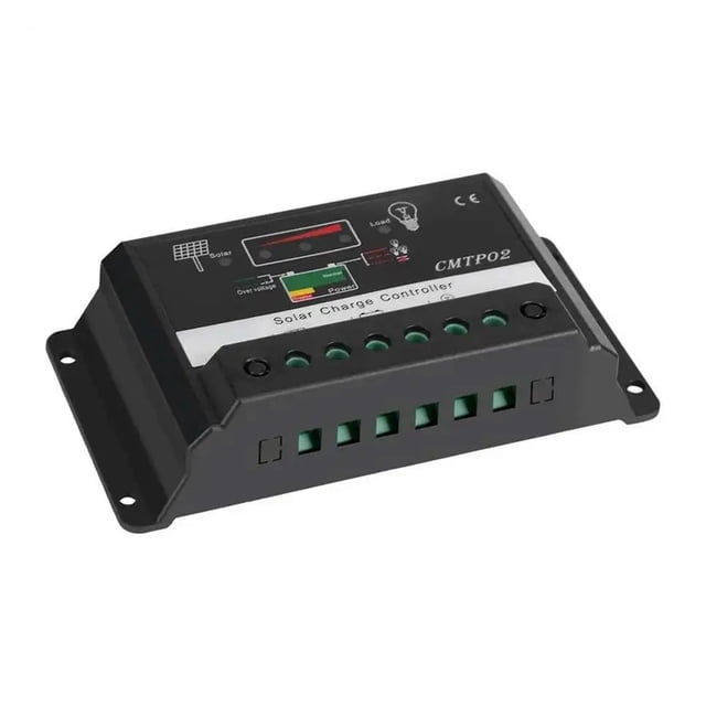 30A 12V 24V Black Safety Solar Controller Automatic Solar Charge Regulator Battery Cells Charger With Indicator Light ,Safe to Use