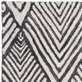 thumbnail image 6 of SAFAVIEH Micro-Loop Horatio Diamond Trellis Wool Area Rug, Charcoal/Ivory, 3' x 5', 6 of 7