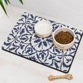 thumbnail image 3 of Dog Food Mat Ethnic Bohemian Tribal Style patterns Earthy Non-Slip Absorbent Waterproof Quick Dry Washable for Pet Feeding Area, 3 of 7
