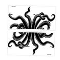 thumbnail image 2 of 2 pegatinas de pared para inodoro de Halloween, PVC, pegatinas extraíbles para tapa de asiento de inodoro, baño, decoración del hogar Pulpo con anillos, 2 of 10