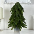 thumbnail image 4 of Nearly Natural 17" Christmas Pine Artificial Trees in Natural Cement Pot, 4 of 4