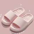 thumbnail image 1 of Bebealy-zapatillas de baño con letras para mujer, zapatos de ducha de casa, toboganes de playa de EVA, zapatillas de nube suaves a la moda, sandalias de verano 2024, 1 of 7