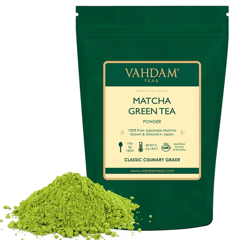 VAHDAM, Pure Matcha Powder, Superfood Matcha Green Tea Powder, 3.53oz