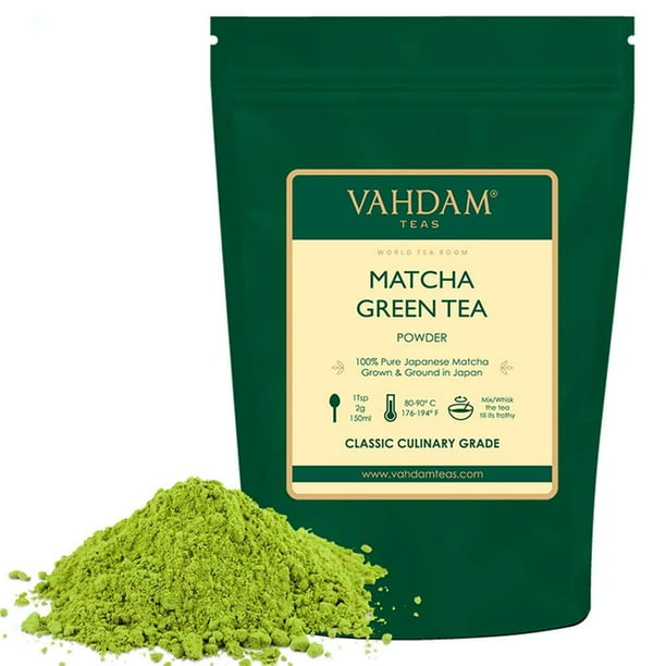 VAHDAM, Pure Matcha Powder, Superfood Matcha Green Tea Powder, 3.53oz
