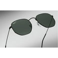 thumbnail image 3 of Ray Ban Hexagonal Polarized Green Classic G-15 Sunglasses RB3548N 002/58 54, 3 of 5