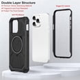 thumbnail image 4 of for iPhone 15 Pro Max Case with Kickstand Shockproof 15 Pro Max Protective Cover for 15 Pro Max 2023 6.7inch - Black, 4 of 6