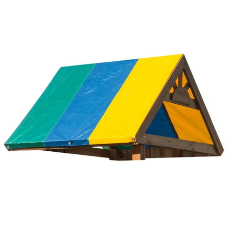 Swing-N-Slide Multi-Color Replacement Tarp for Swing Sets - 52 in x 90
