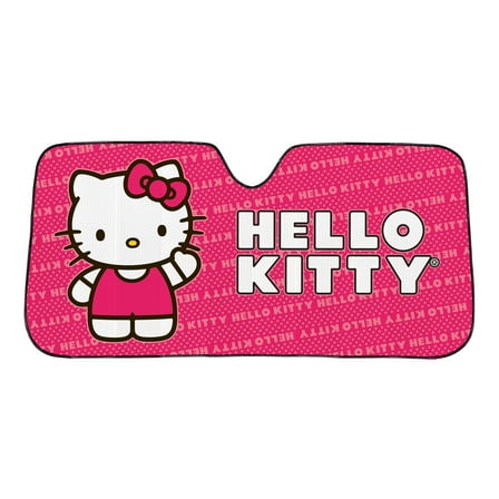 Hello Kitty Core Accordion Car Sunshade for Windows