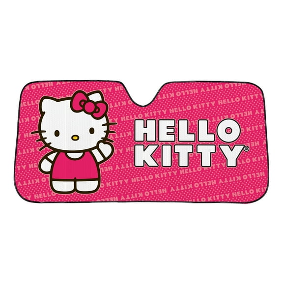 Hello Kitty Core Accordion Car Sunshade for Windows