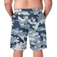 thumbnail image 5 of Dresfit Cargo Shorts for Men Drawstring Camo Big and Tall Shorts 2026 Summer Lightweight Plus Size Shorts Stretch Solid Beach Vacation Short Pants 6XL, 5 of 8