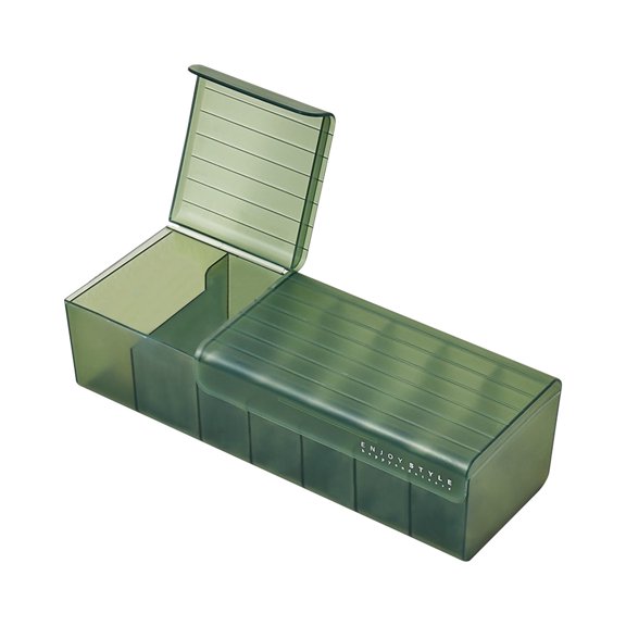 VANLOFE Storage Trunks Bag Desktop Data Cable Storage Box Charger Charging Cable Organizing Split Power Cord Storage Box