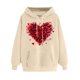 thumbnail image 1 of Fuera Del Hombro Manga Larga Tops para las Mujeres Impreso Sudadera con Capucha Cuello Redondo Sudadera Casual, Invierno Cálido Top para el Club de Trabajo Y el Uso Diario, 1 of 8