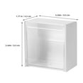 thumbnail image 4 of 3 cajas de hisopos de algodón para pared, para baño, para guardar lápices labiales y bolitas de algodón., 4 of 5