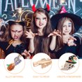 thumbnail image 2 of 2pcs clips de cabello de calabaza de Halloween diamantes de río, 2 of 7