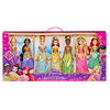 Disney Princess Ultimate Dress Pack Collection of 7 Disney Princess Fashion Dolls 11"(Cinderella, Belle, Jasmine, Tiana, Rapunzel, & Ariel)