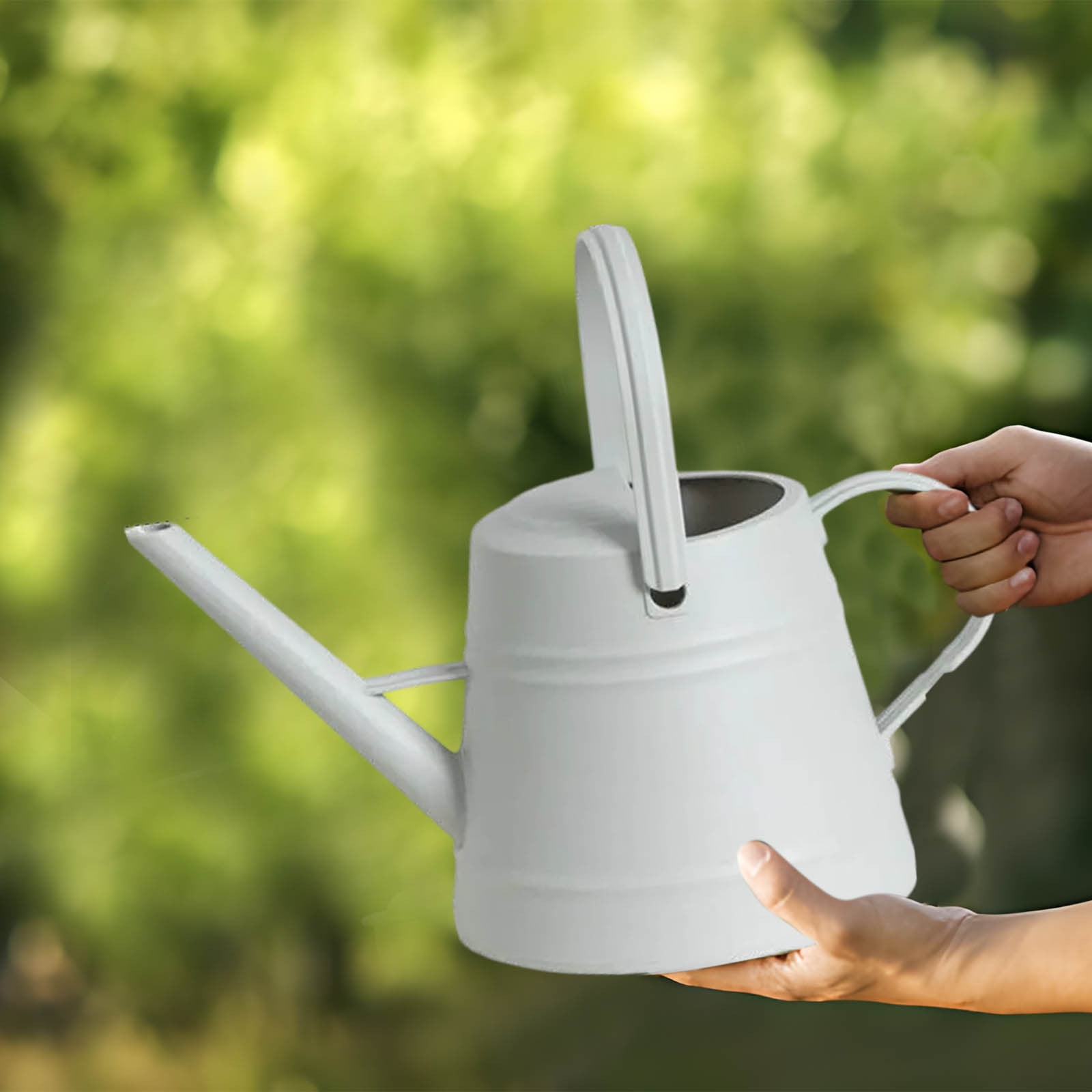 YardVibe 1 Gallon Watering Can, Outdoor Watering Can for Plants, Garden Water Can with Removable Long Spout Sprinkler Head, Large Water Can for Greenhouse Flowers Plants (Gray)